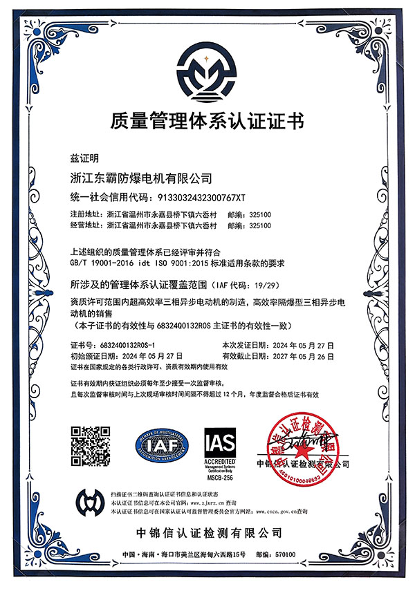 質(zhì)量管理體系證書-03